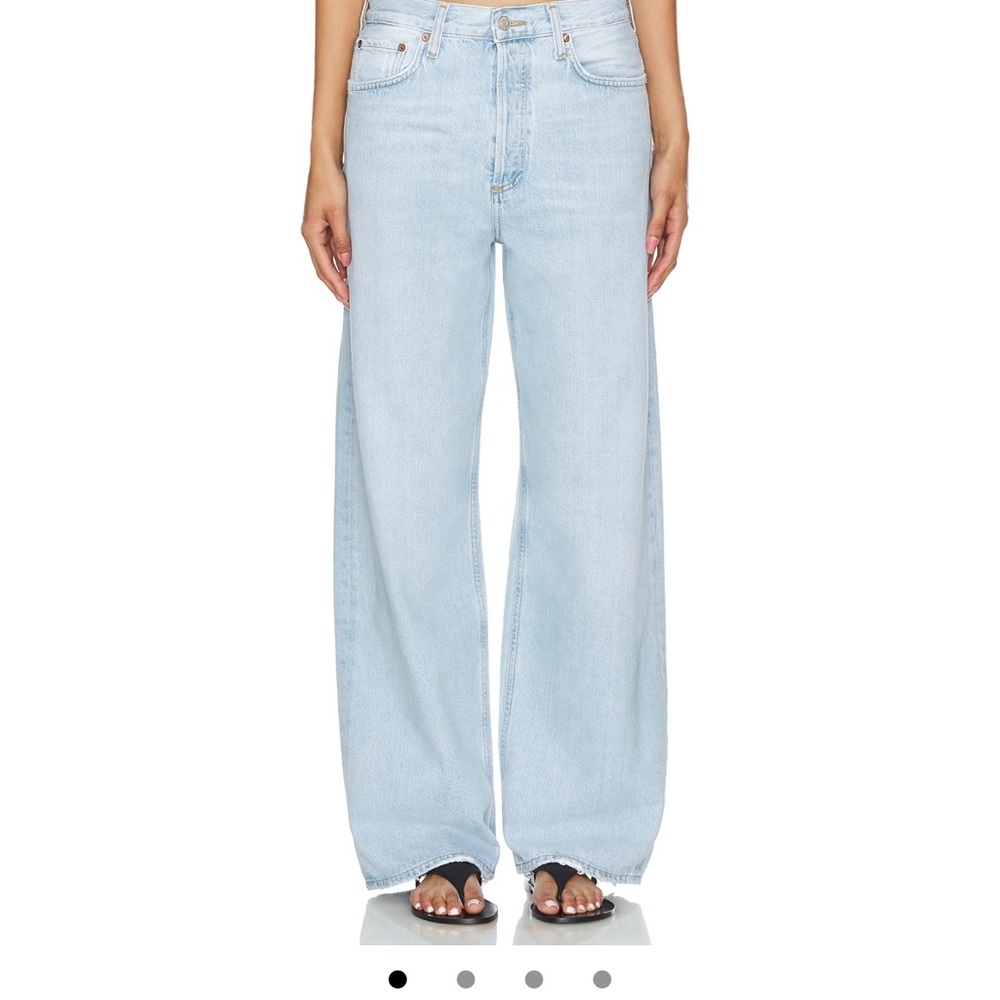 Light Blue Wide-Leg Jeans